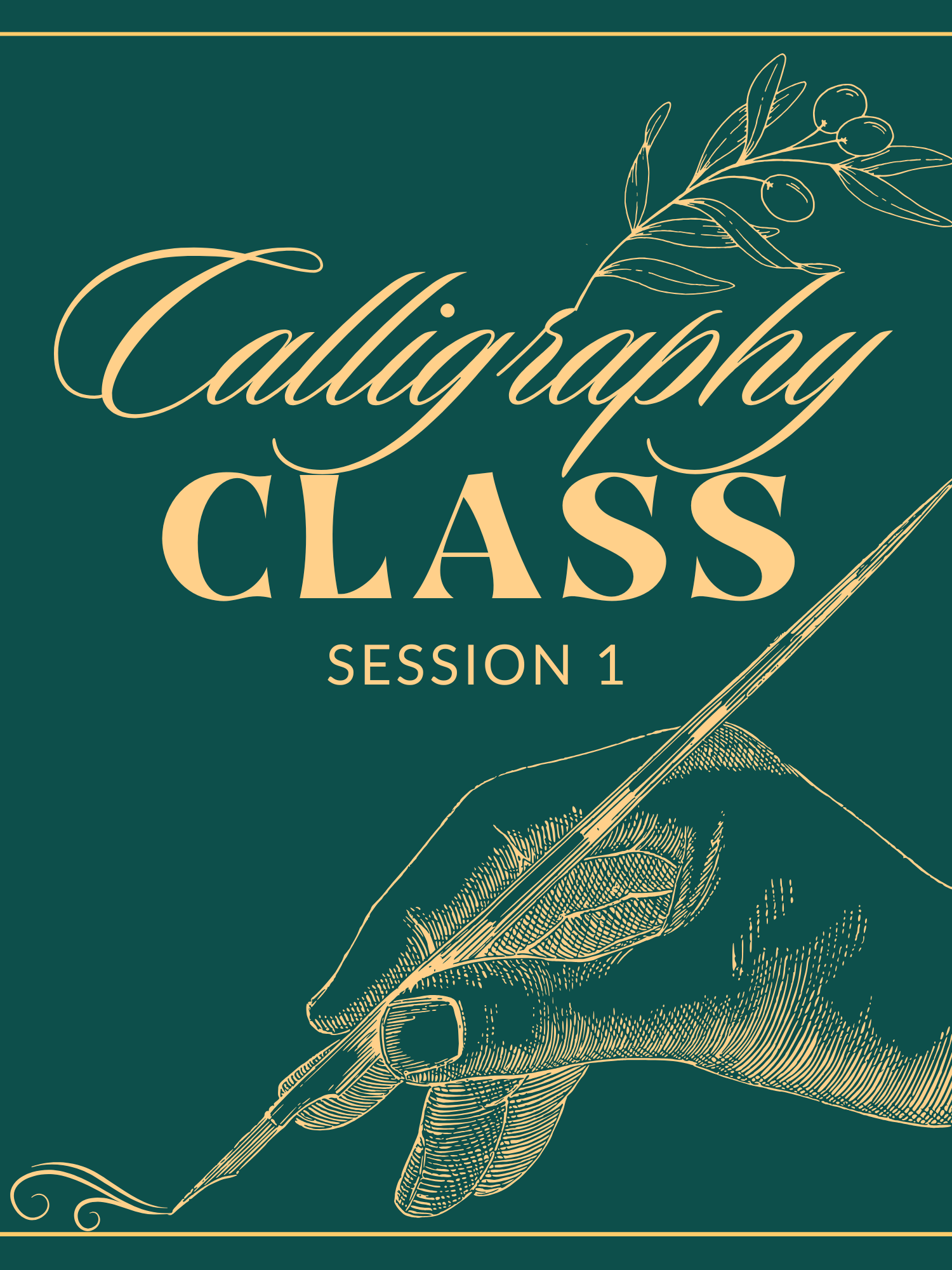 calligraphy class