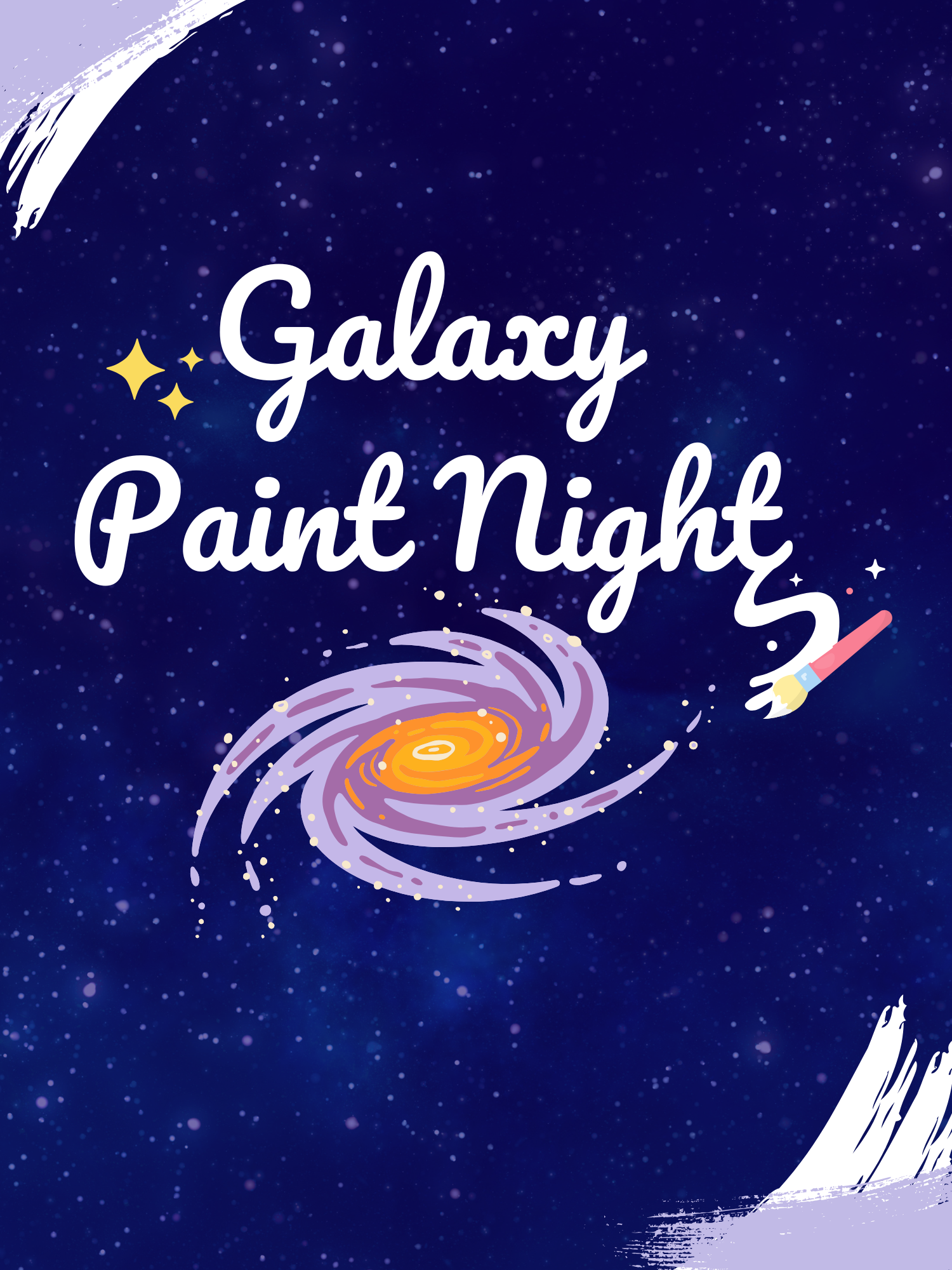 galaxy paint night