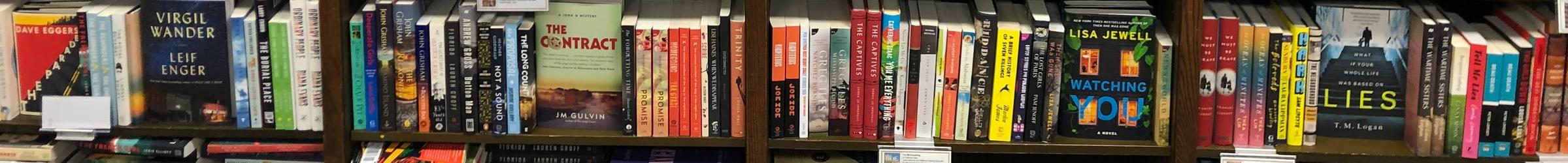 image of books on a shelf